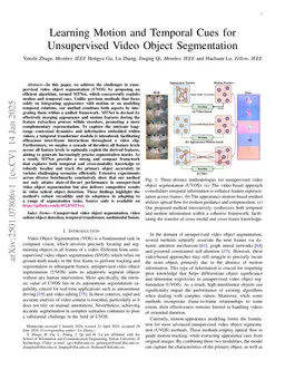 Learning Motion and Temporal Cues for Unsupervised Video Object Segmentation
