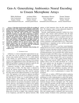 Gen-A: Generalizing Ambisonics Neural Encoding to Unseen Microphone Arrays