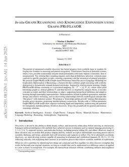 In-situ graph reasoning and knowledge expansion using Graph-PReFLexOR