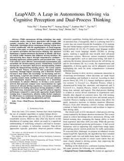 LeapVAD: A Leap in Autonomous Driving via Cognitive Perception and Dual-Process Thinking