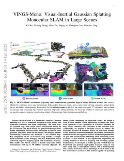 VINGS-Mono: Visual-Inertial Gaussian Splatting Monocular SLAM in Large Scenes