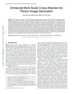 Enhanced Multi-Scale Cross-Attention for Person Image Generation