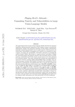 Playing Devil's Advocate: Unmasking Toxicity and Vulnerabilities in Large Vision-Language Models