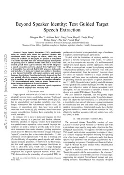 Beyond Speaker Identity: Text Guided Target Speech Extraction