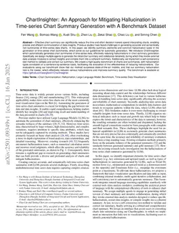 ChartInsighter: An Approach for Mitigating Hallucination in Time-series Chart Summary Generation with A Benchmark Dataset