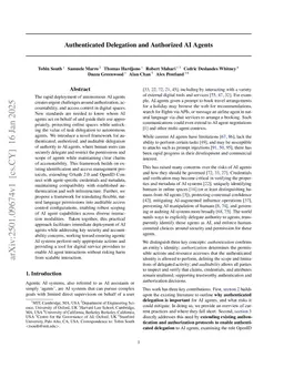 Authenticated Delegation and Authorized AI Agents