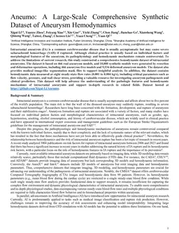 Aneumo: A Large-Scale Comprehensive Synthetic Dataset of Aneurysm Hemodynamics