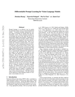Differentiable Prompt Learning for Vision Language Models