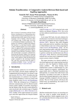 Sinhala Transliteration: A Comparative Analysis Between Rule-based and Seq2Seq Approaches