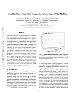 VideoChat-Flash: Hierarchical Compression for Long-Context Video Modeling