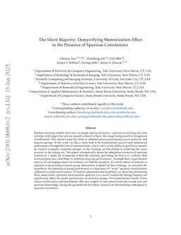 Uncovering Memorization Effect in the Presence of Spurious Correlations