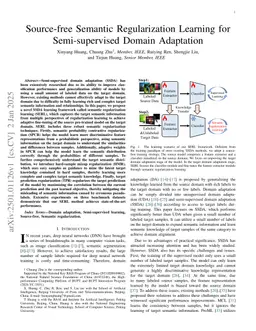 Source-free Semantic Regularization Learning for Semi-supervised Domain Adaptation