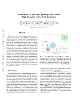 PatchRefiner V2: Fast and Lightweight Real-Domain High-Resolution Metric Depth Estimation