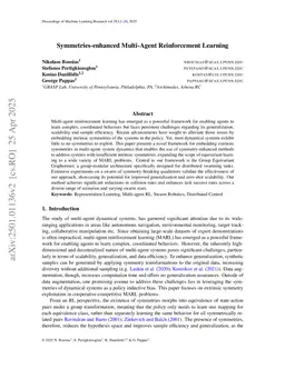 Symmetries-enhanced Multi-Agent Reinforcement Learning