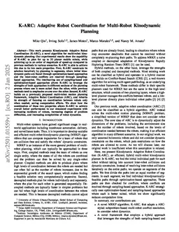 K-ARC: Adaptive Robot Coordination for Multi-Robot Kinodynamic Planning