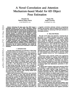 A Novel Convolution and Attention Mechanism-based Model for 6D Object Pose Estimation