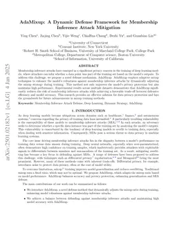AdaMixup: A Dynamic Defense Framework for Membership Inference Attack Mitigation