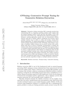 CPTuning: Contrastive Prompt Tuning for Generative Relation Extraction