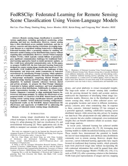 FedRSClip: Federated Learning for Remote Sensing Scene Classification Using Vision-Language Models