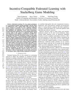 Incentive-Compatible Federated Learning with Stackelberg Game Modeling
