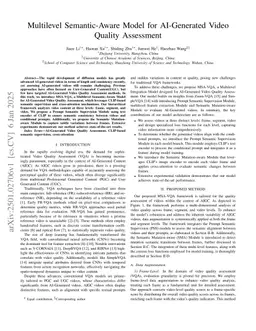 Multilevel Semantic-Aware Model for AI-Generated Video Quality Assessment
