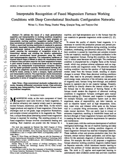 Interpretable Recognition of Fused Magnesium Furnace Working Conditions with Deep Convolutional Stochastic Configuration Networks
