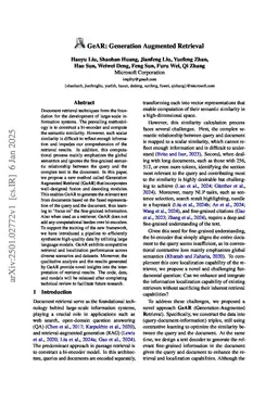 GeAR: Generation Augmented Retrieval