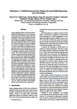 InfiFusion: A Unified Framework for Enhanced Cross-Model Reasoning via LLM Fusion