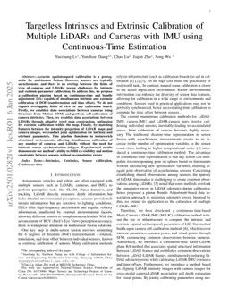 Targetless Intrinsics and Extrinsic Calibration of Multiple LiDARs and Cameras with IMU using Continuous-Time Estimation