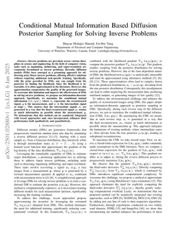 Conditional Mutual Information Based Diffusion Posterior Sampling for Solving Inverse Problems