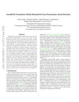FoundPAD: Foundation Models Reloaded for Face Presentation Attack Detection