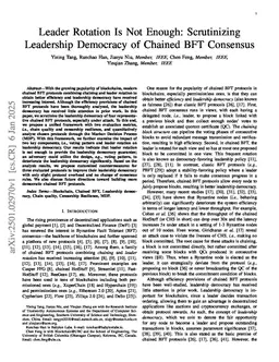 Leader Rotation Is Not Enough: Scrutinizing Leadership Democracy of Chained BFT Consensus