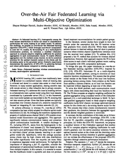 Over-the-Air Fair Federated Learning via Multi-Objective Optimization