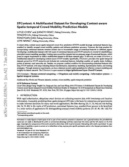 STContext: A Multifaceted Dataset for Developing Context-aware Spatio-temporal Crowd Mobility Prediction Models