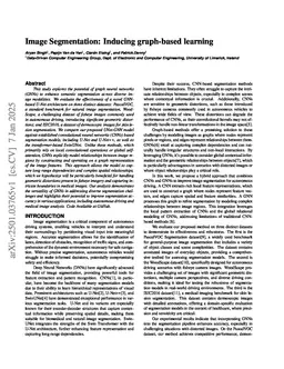 Image Segmentation: Inducing graph-based learning