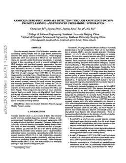 KAnoCLIP: Zero-Shot Anomaly Detection through Knowledge-Driven Prompt Learning and Enhanced Cross-Modal Integration