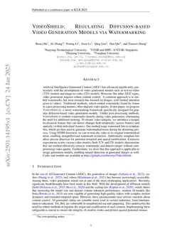 VideoShield: Regulating Diffusion-based Video Generation Models via Watermarking