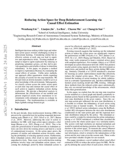 Reducing Action Space for Deep Reinforcement Learning via Causal Effect Estimation