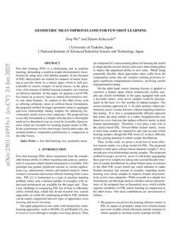 Geometric Mean Improves Loss For Few-Shot Learning