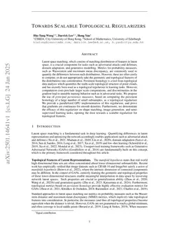 Towards Scalable Topological Regularizers