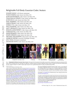 Relightable Full-Body Gaussian Codec Avatars