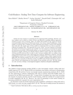 CodeMonkeys: Scaling Test-Time Compute for Software Engineering