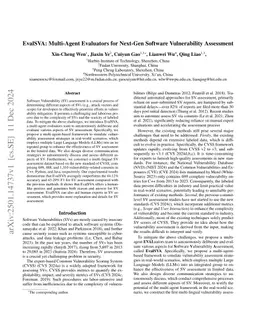 EvalSVA: Multi-Agent Evaluators for Next-Gen Software Vulnerability Assessment