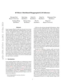 KVDirect: Distributed Disaggregated LLM Inference