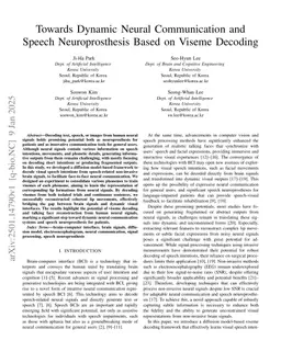 Towards Dynamic Neural Communication and Speech Neuroprosthesis Based on Viseme Decoding