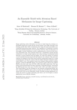 An Ensemble Model with Attention Based Mechanism for Image Captioning