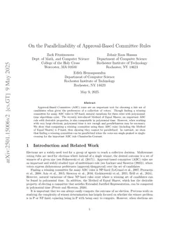 On the Parallelizability of Approval-Based Committee Rules