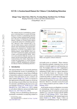 SCCD: A Session-based Dataset for Chinese Cyberbullying Detection
