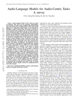 Audio-Language Models for Audio-Centric Tasks: A Systematic Survey