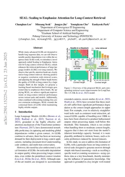 SEAL: Scaling to Emphasize Attention for Long-Context Retrieval